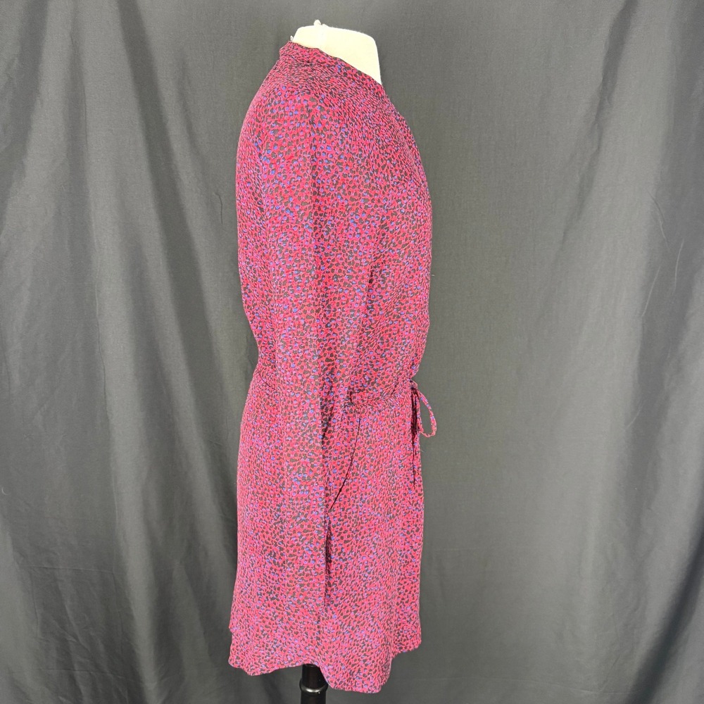 Splendid West Village Red Animal Print Dress M EUC - Picture 2 of 12